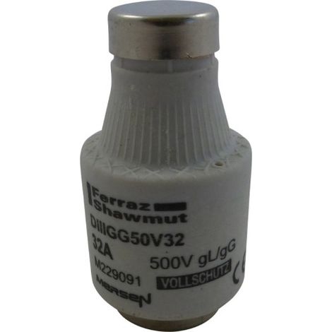 MERSEN DIII 32A GG SCHW.D-SICHERUNG 500V/DIAZED M229091