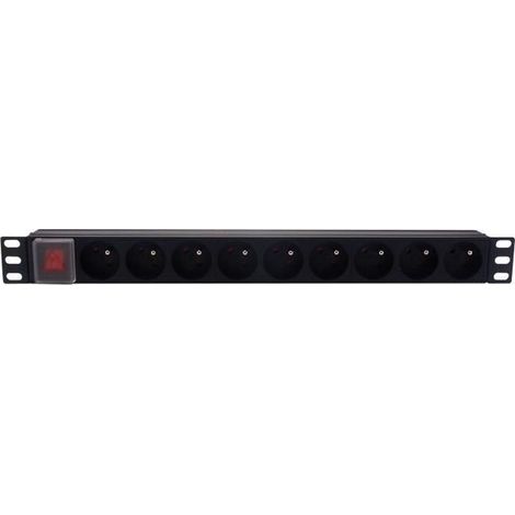 MCL Bloc multiprises - 9 x Alimentation CA - 1,80 m Cord - 16 A Courant - 230 V AC Voltage