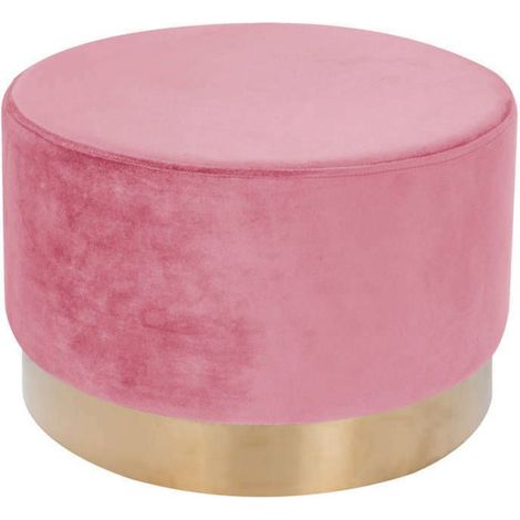 Pouf banquette nano big tall - Rose, or (1/3)