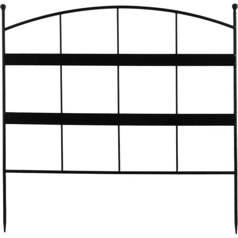 Esschert Design – Élément de bordure de massif intemporel – Métal, longueur 58 cm (1/4)