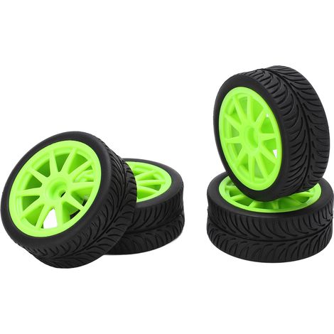 RC 65mm Gummireifen, griffige Räder für WLToys 144001, RC-Geländewagen im Maßstab 1:14 (1/5)