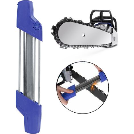 5,2 mm Hand-2-in-1-Kettensägen-Schärffeile, passend für STIHL 5605, 750, 4303 (3/8 Zoll P und 0,325 Zoll), blau (1/5)