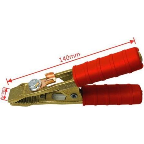 Kit 2 pinces pro(+ et -) en laiton de batterie ou de demarrage 250B,Pinces de demarrageou de batterie (1/3)