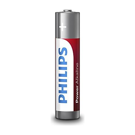Confezione 24 Batterie Alcaline Philips Powerlife AAA Mini Stilo Pile Monouso 1,5 V (1/3)
