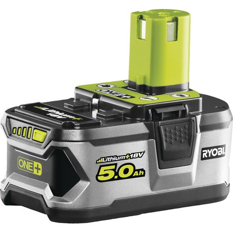 Batería recargable RYOBI RB18L50 18 V 5.0 Ah / 5000 mAh Li-Ion ( 5133002433 ) con indicador de nivel de carga (1/5)
