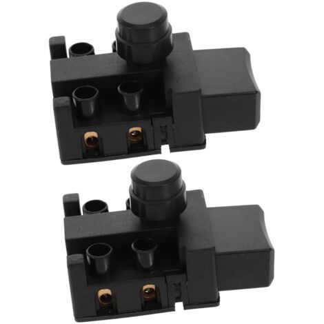 Lot de 2 Boutons Poussoirs de Rechange pour Moteur de Tronçonneuse Électrique Déclencheur pour Outils Électriques Contrôle de La Vitesse (1/5)