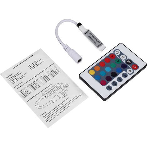 Mini-IR-Fernbedienung mit 17/20/24/44 Tasten für 3528 5050 RGB-LED-Streifen (1/4)