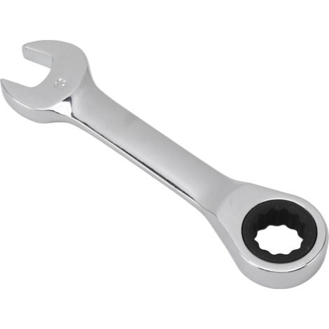 Ratschenschlüssel aus verchromtem Stahl, 13 mm, 72 Zähne, doppelseitig, für Fahrrad-, Auto- und Haushaltsreparaturen (1/5)
