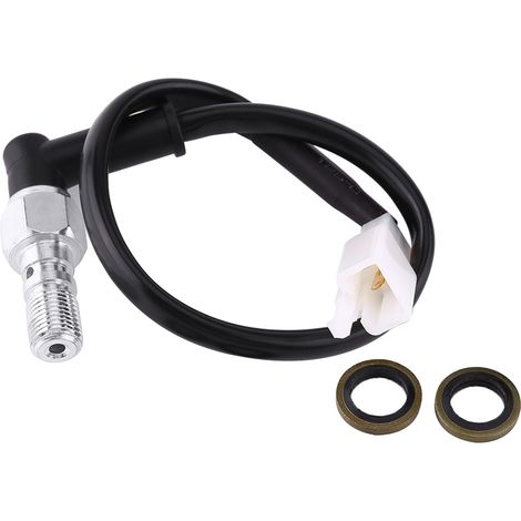 Interrupteur de feu stop hydraulique universel pour moto, vis creuse M10x1.25mm, pression de frein arrière (1/5)