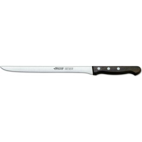 Cuchillo Jamonero Arcos Palisandro  273200 de acero inoxidable Nitrum y mango de madera de Palisandro con hoja de 24.5 cm, y Funda Hoja (1/2)