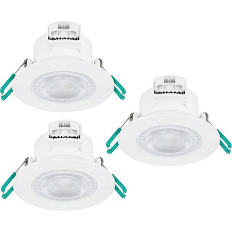 Pack de 3 SylSpot 4,8W 500lm 840 4000K IP65 Blanc SYLVANIA (1/5)