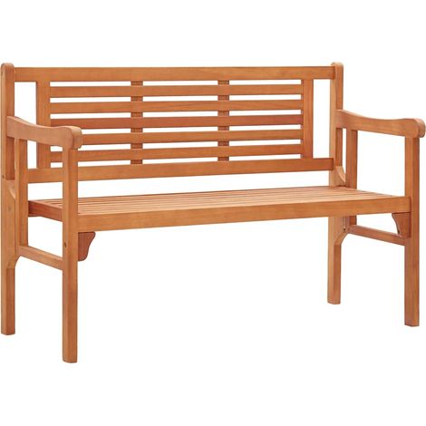 Maison Exclusive - Banc pliable de jardin 120 cm Bois d'eucalyptus solide (1/5)