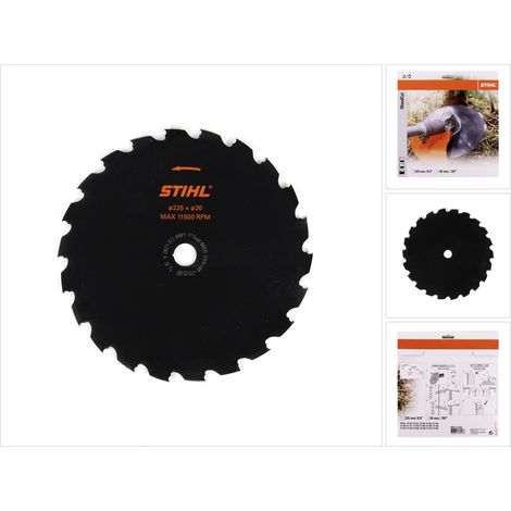 Gouge à dents de scie circulaire 225 mm 24 Z Stihl 40007134202 (1/5)