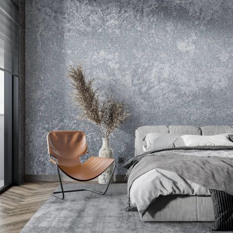 Papier peint pierre granit gris 1 - 150 x 250 cm (1/2)