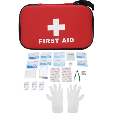 Bandage triangulaire de secours, kit d'urgence pour plaies et blessures, équipement de traitement des traumatismes (1/5)