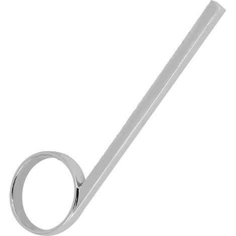 Anneau de doigt pour coulisse de piston de trompette, pièce de rechange en métal argenté (1/5)