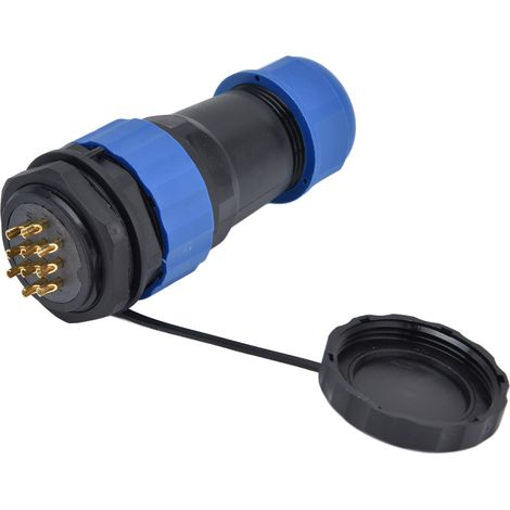 Écrou arrière étanche IP68 pour connecteur aviation puissance 380V 10A, prise électrique pour câble SP2810 broches (1/5)