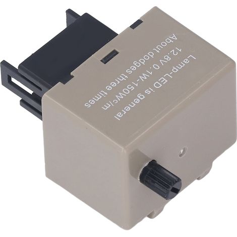 Relais clignotant électronique à LED 8 broches ABS professionnel pour moto, 12,8 V CC (1/5)