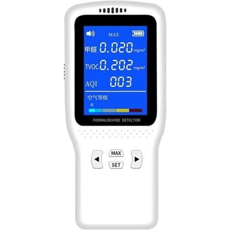Professioneller tragbarer Formaldehyddetektor Professioneller Haushalts-Methanoldetektor Selbsttest PM2.5-Detektor Langlebiger Tester für die Luftqualität in Innenräumen (1/5)