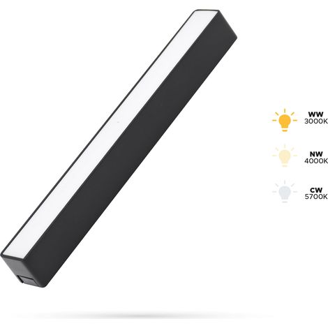 Faretto lineare Flood 10W F10 per binari SLIM TRACK e FiberFLEX 48VDC 3CCT 3000K, 4000K, 5700K (1/5)