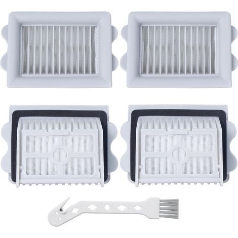 CYRILL – Filtro HEPA per accessori di ricambio per aspirapolvere Roborock Flexi/Flexi Lite/Flexi Pro (4 filtri HEPA + 1 spazzola per la pulizia) (1/4)