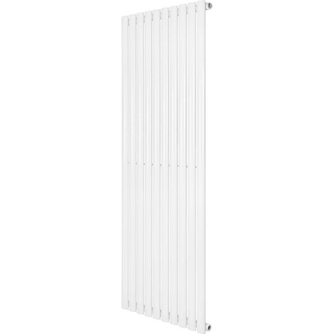 Oval Single Column Radiator - 1600 x 600mm - White