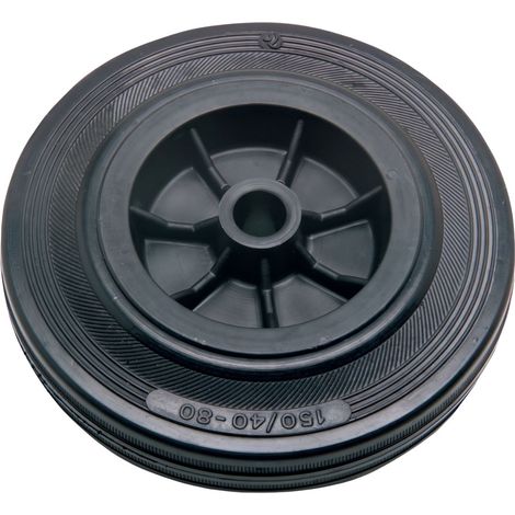 Ruota gommata per carrello a due ruote diametro 150 mm - Idrhaus (1/5)
