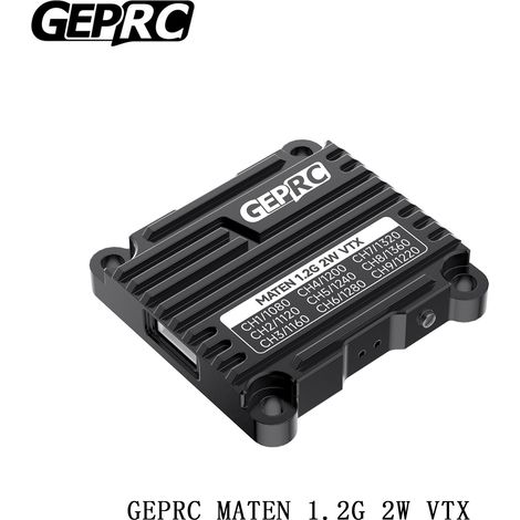 GEPRC MATEN 1.2G 2W VTX-Sender für FPV-Renndrohnen: Bildübertragung, Wärmeableitung und Signalstabilität.