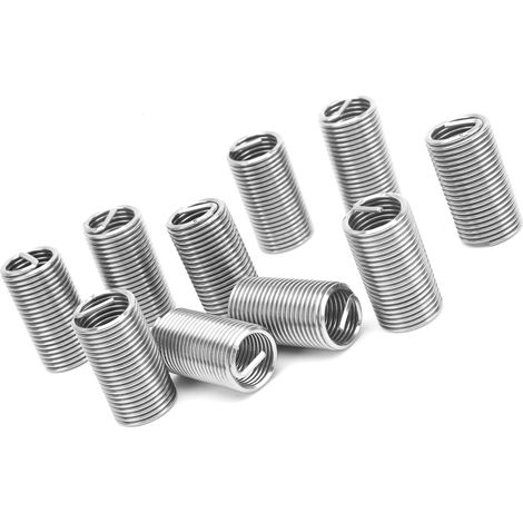 10 Pièces Réducteur de Filetage Mâle-Femelle Acier Inoxydable M16x23D pour Réparation et Fixation