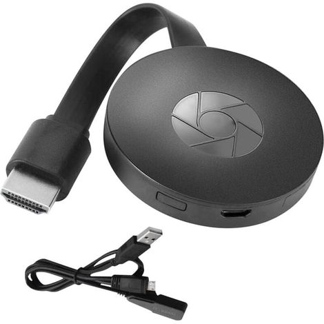 Dongle  sans fil, adaptateur HRKVSK  4K 1080P, dongle d'affichage Wi-Fi, clé TV en streaming Ricevitore pour Android/iOS/Windows/Mac OS, ordinateur portable, téléphone, tablette PC vers HDTV/m