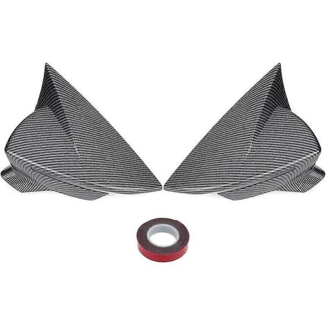 Außenspiegelkappen in Hochglanzschwarz/Carbonfaser für Seat Leon MK3 MK35 5F ST FR Cupra 2013–2019 – Gehäuseabdeckung für Rückspiegel aus Carbonfaser