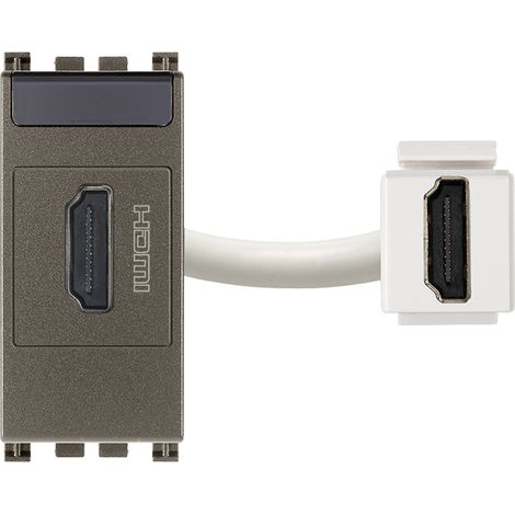 VIMAR - 19346.M HDMI 2.1b Buchse Metall