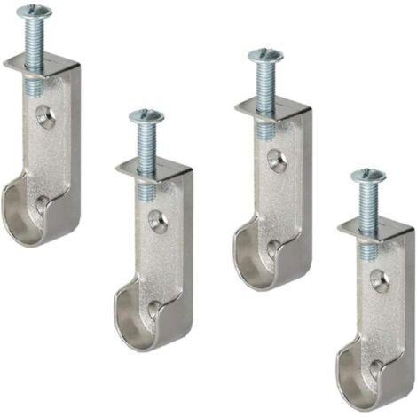 4 chrome hanging bars for cabinets and hangers (1/3)
