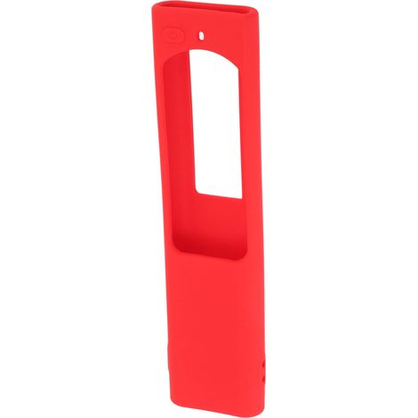 Télécommande solaire Samsung TV BN59, coque silicone souple rouge, étui de protection et rangement pour télécommande rechargeable (1/5)