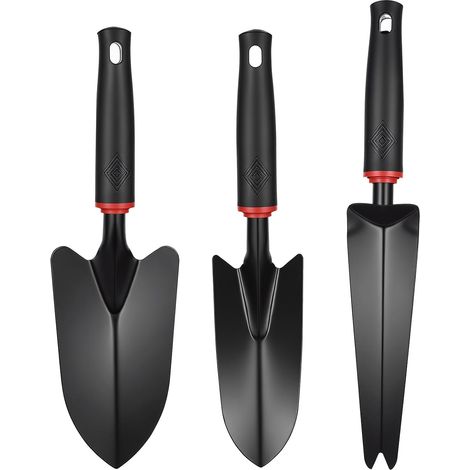 3 Pcs, Pelles de Jardin, Outillage de Jardins Bêche Jardinage, Extérieur, Creuser, Couper, Ouvrir (1/5)