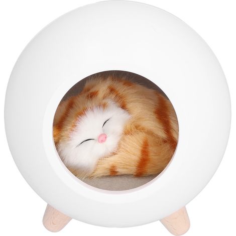 Lampe d'ambiance USB LED pour enfants, veilleuse cartoon chambre fille, lumière chaude blanche, décoration chevet, cadeau adorable. (1/5)