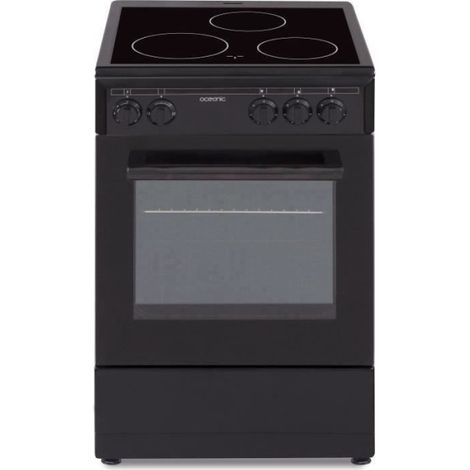 Cuisiniere OCEANIC CV5050B8 vitrocéramique 50x50 - Four convection naturelle - 48 L - Noir (1/5)
