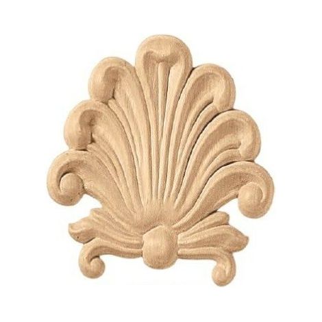 Fregio decorazione in legno pressato cod 13102 - mm 103 x 95 (1/2)