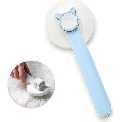 Brosse de toilettage pour chat, brosses autonettoyantes pour chiens et chats à poils longs et courts