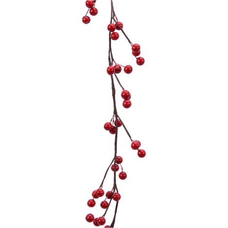 Guirlande Décorative de Baies - Longueur 130cm - Élégance Naturelle pour Intérieur - Décoration Festive (1/2)