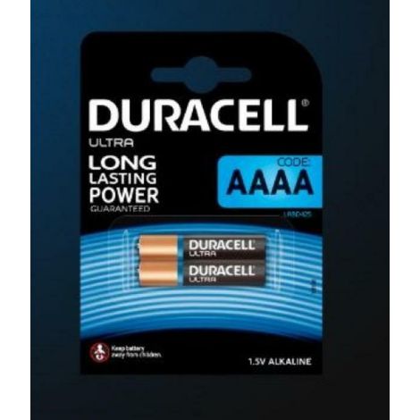 Duracell blister 2 micro stilo specialistiche alcaline aaaa 1,5v mn2500
