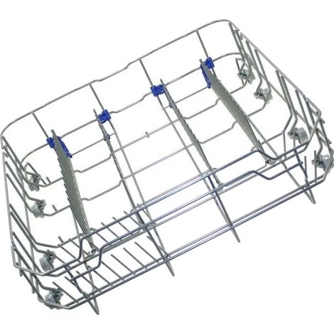Panier Inférieur de Lave-Vaisselle, Longueur 518mm, Largeur 518mm, Hauteur 180/150mm, Capacité Pliable 28 Assiettes, Compatible avec les Modèles Teka