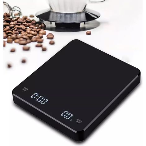 Balance de cuisine électronique avec minuteur automatique, petite balance pour la maison et la pâtisserie.-AquaForge (1/5)