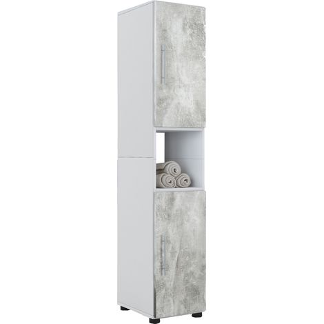Muebles de baño Armario de baño Flandu 153x31x30 - VCM