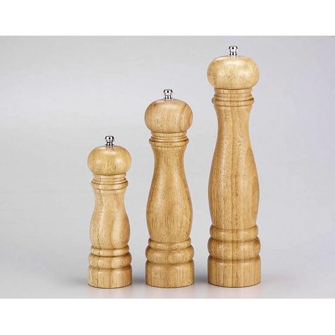 Molino de pimienta kesper madera maciza clara 16 5 cm (1/3)