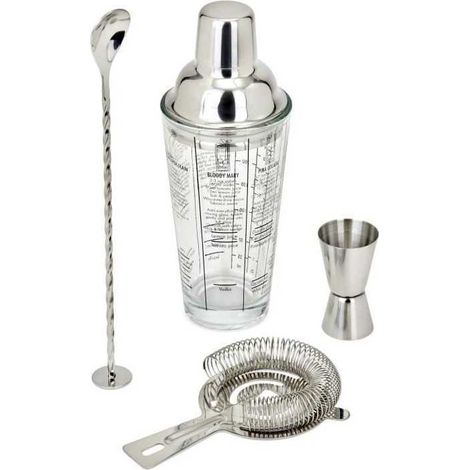 Livoo Cocktail Set Modern Silber 400 ml Mixologie (1/3)