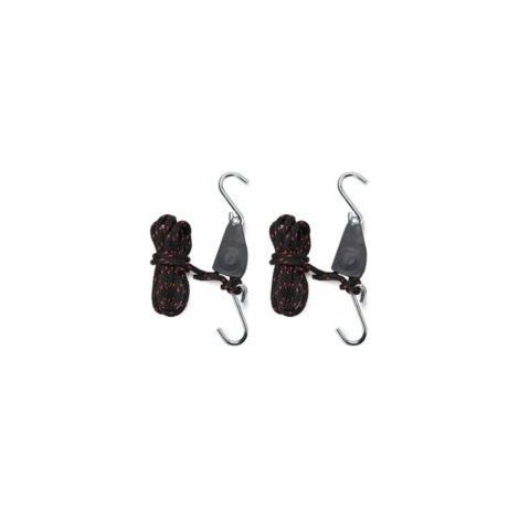 Ratsche mit 6,35-mm-Seil, 2-teilig, S-Haken, Hebegurt mit Metallrad für Pflanzenlampen, verstellbares Hakenseil (1/5)