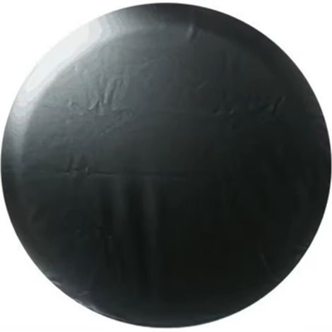 Housse de Protection pour Roue de Secours de Voiture en Cuir PVC de 40,6 cm, Noire, pour Types de Pneus de Voiture. (1/2)