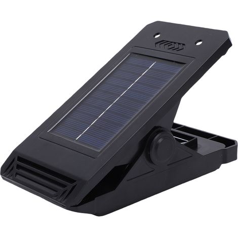 Lampadaire solaire à clipser avec détecteur de présence, éclairage extérieur pour jardin terrasse allée, étanche et autonome (1/5)