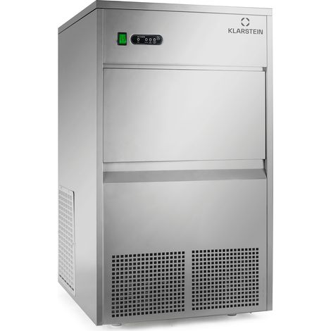 Powericer XXXL Eiswürfelmaschine Industrie Leistung: 260 W Produktionsvolumen 50 kg/Tag 10 kg Vorratsbehälter Edelstahl (1/5)
